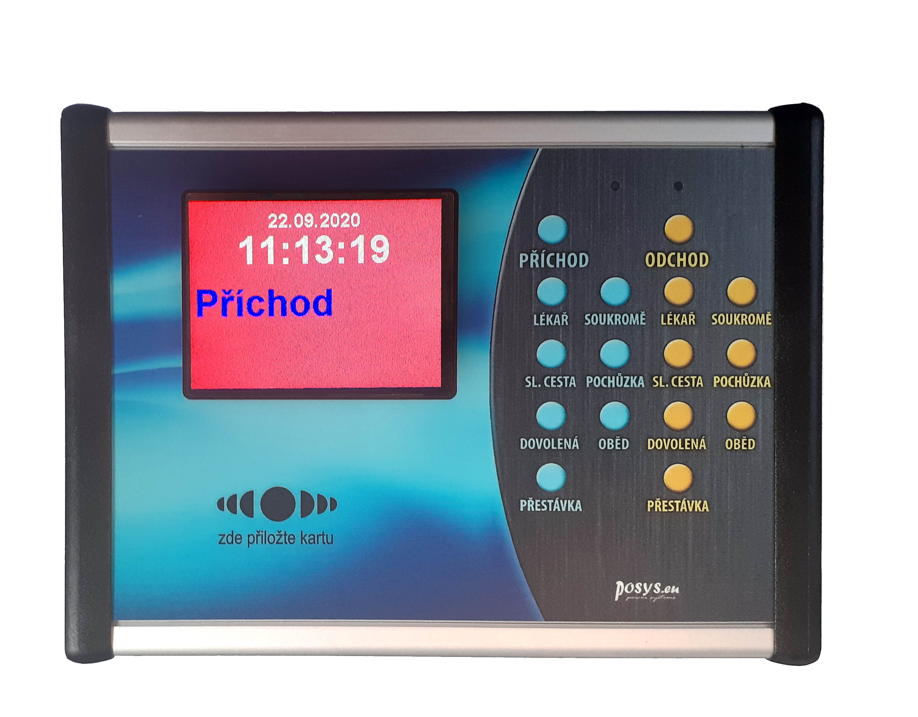 Docházkový terminál PS1 od posysu