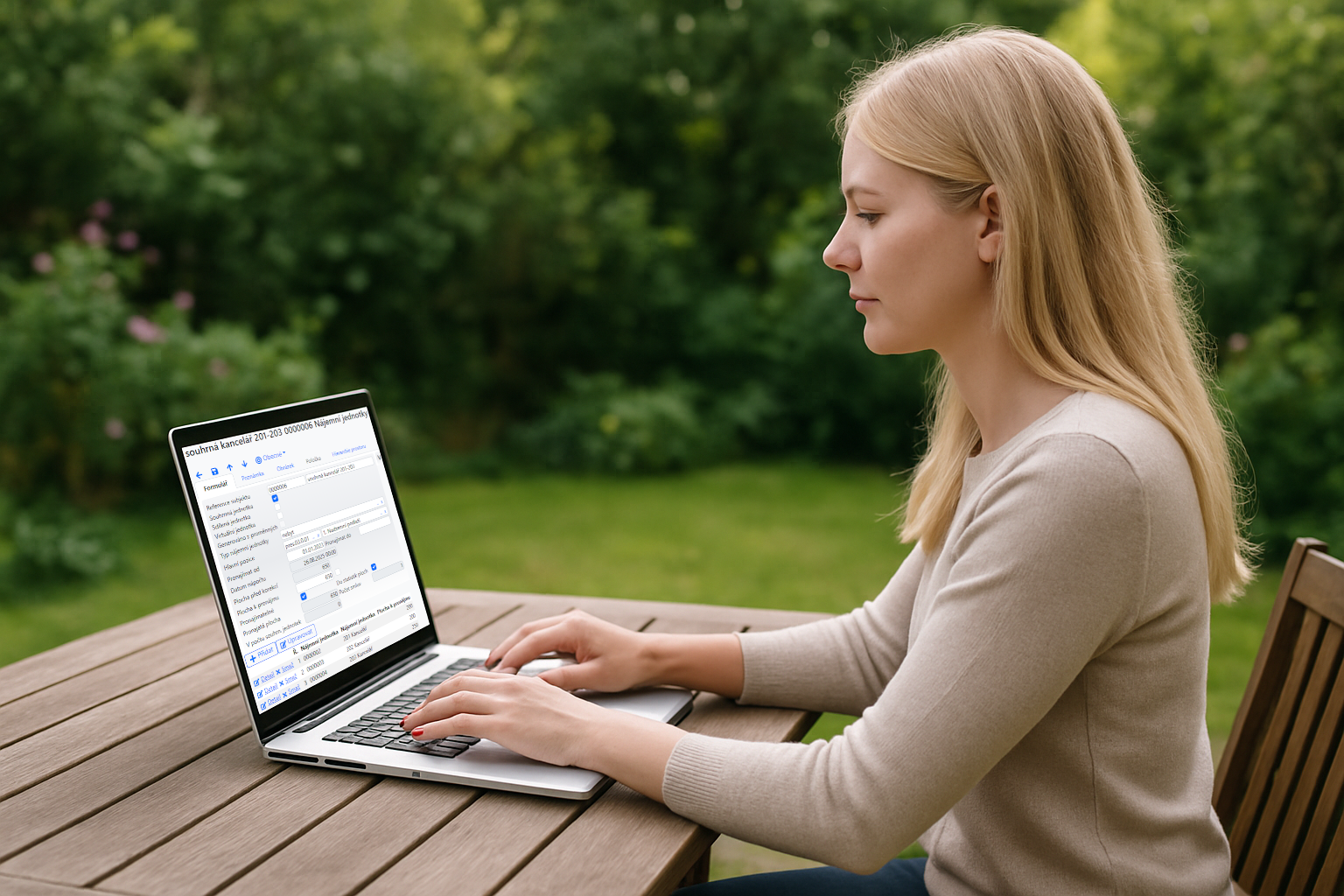 Evidence nájemních jednotek