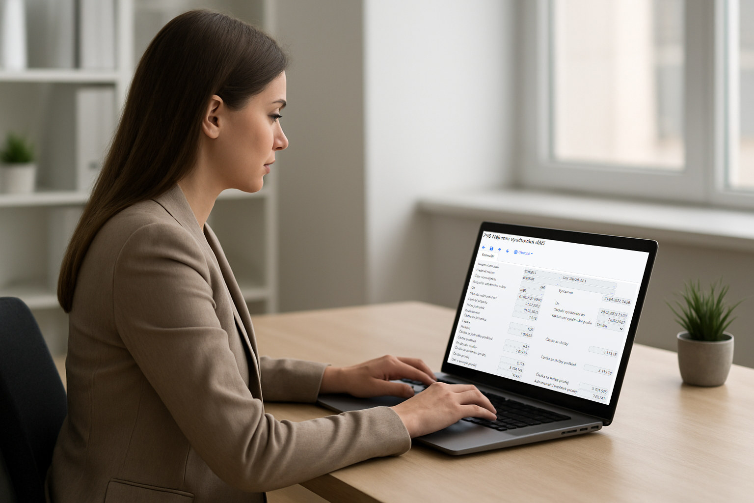 Fakturace vyúčtování